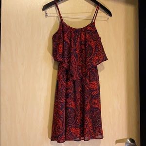 Light dress with Paisley pattern